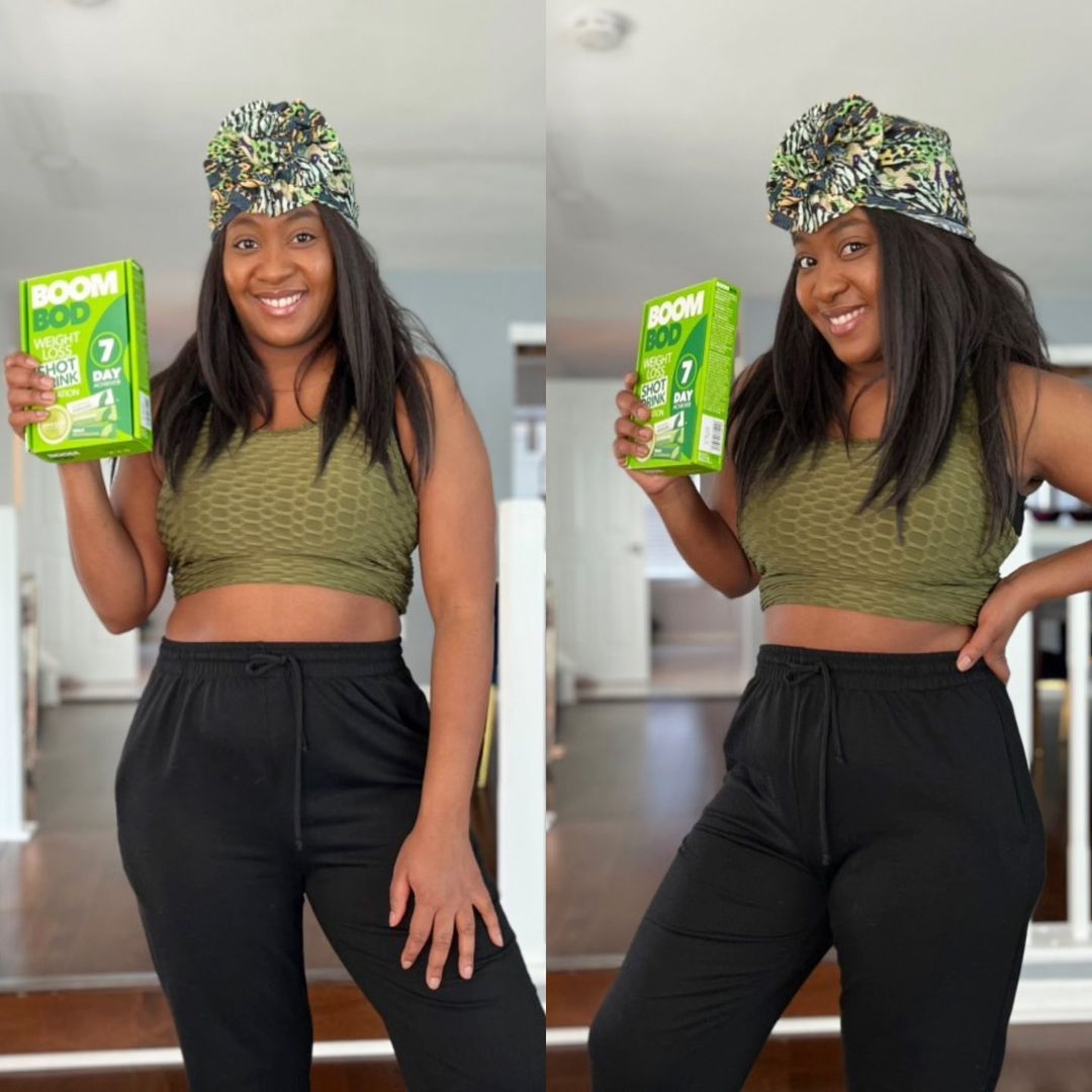 Instagram post by @fitsonme for Boombod. Caption reads: #ad Spring is HERE and @boombod has me feeling....