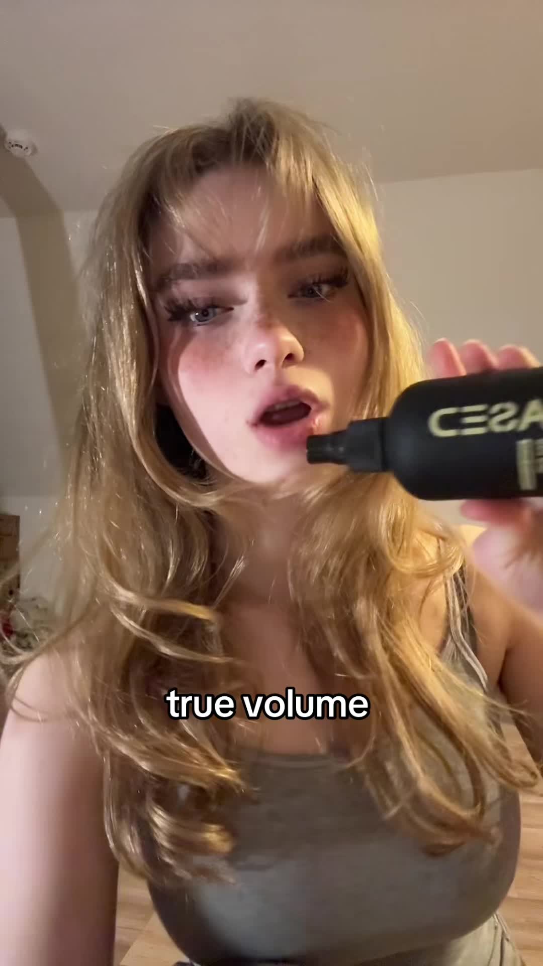 TikTok post by @batmanya for Based BodyWorks. Caption reads: the sea salt spray is from @BASED #mogged....