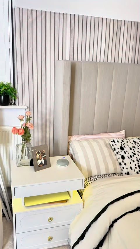 Instagram post by @justourhome1 for Photowall. Caption reads: [...] a full renovation. Wallpaper gifted by....