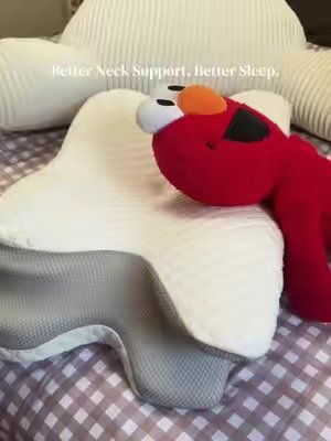 TikTok post by @jianneirahdg for Alcedo Health. Caption reads: Tired of waking up with a stiff, sore neck? This....