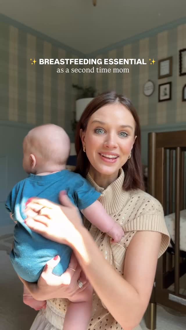 Instagram post by @thehalliescene for Zomee. Caption reads: my 3 breastfeeding lifesavers in ONE 🛟🤍....