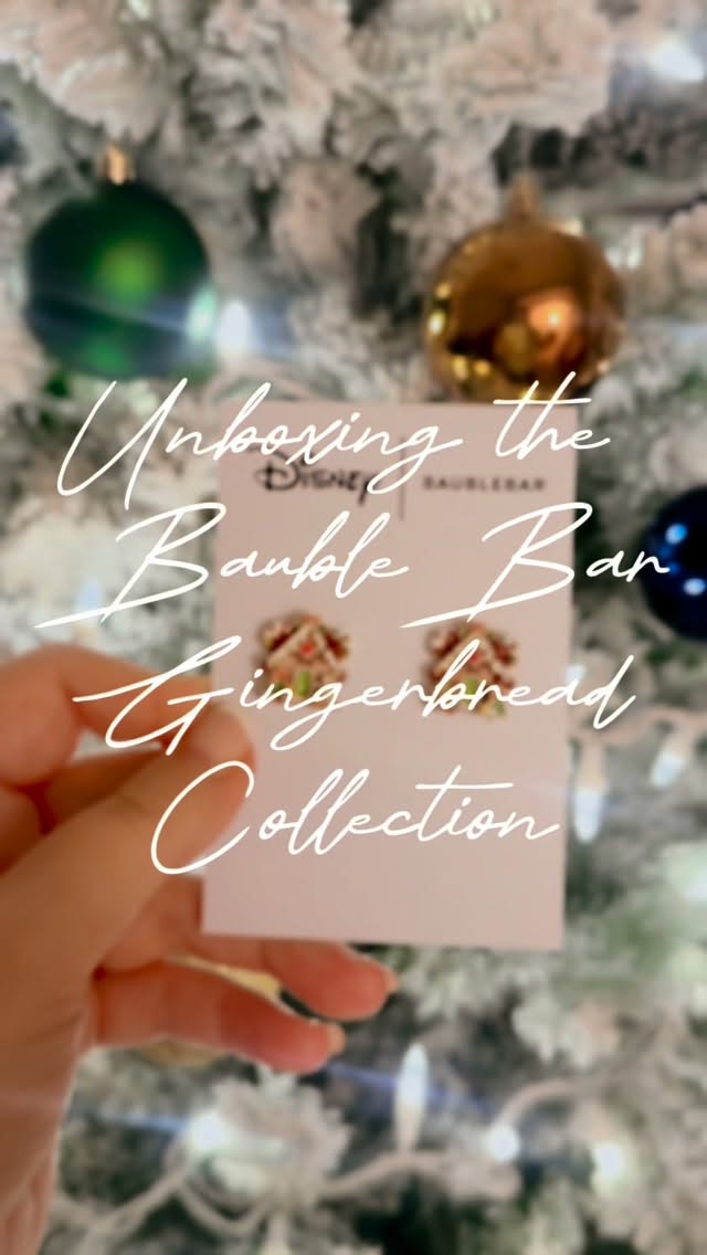 Instagram post by @magicalmomentswithkatie for BaubleBar. Caption reads: [...] the sweetest holiday drop! The new....