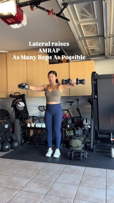 Instagram post by @annephung for 1UP Nutrition. Caption reads: SAVE this for your next upper body workout. This....