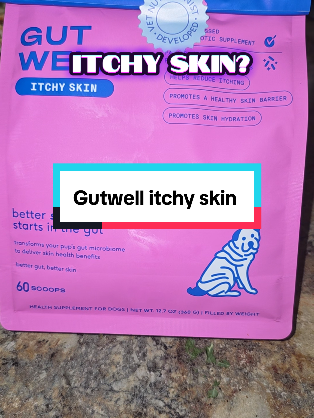 TikTok post by @nerdyangel2kx for Native Pet. Caption reads: @Native Pet uses a vet approved triple [...].