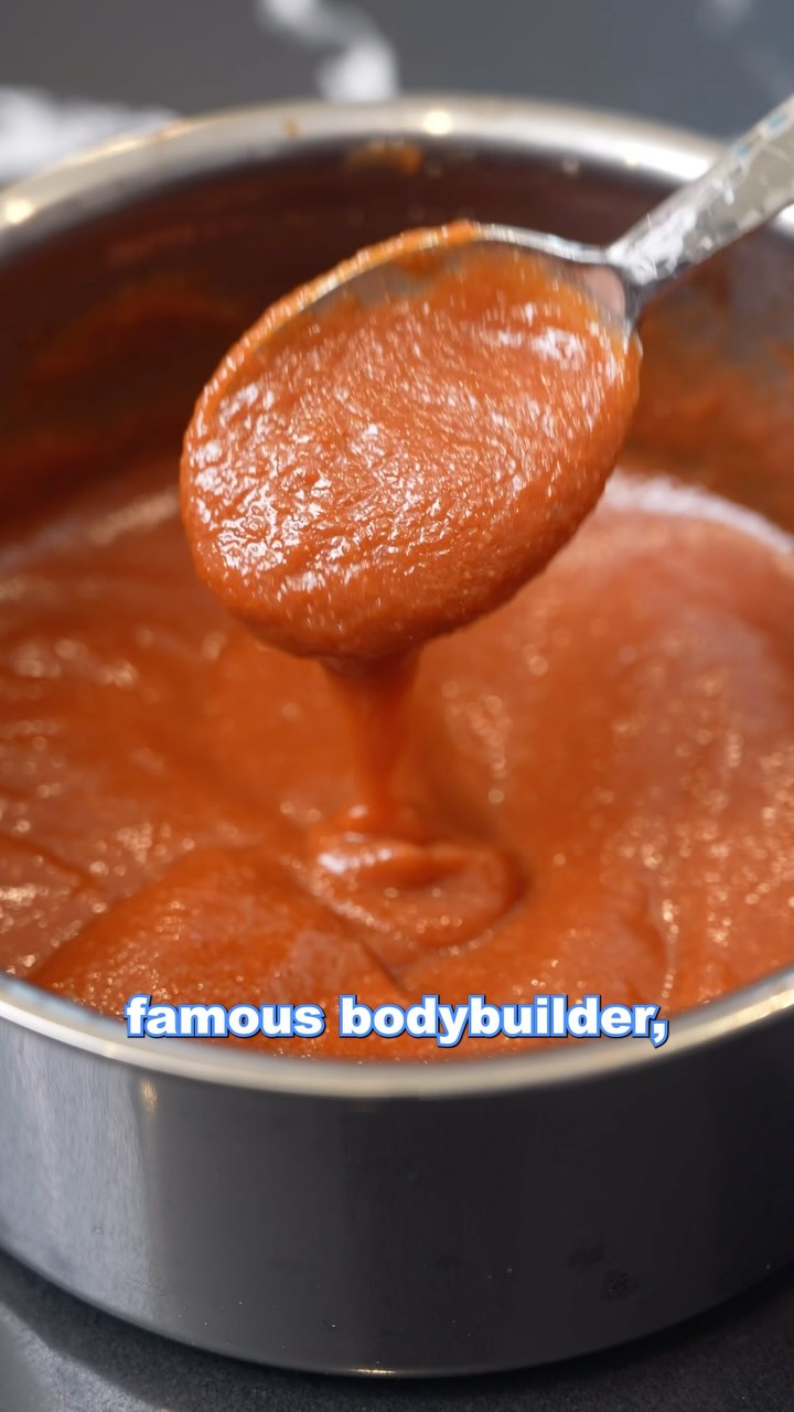 Instagram post by @kellyscleankitchen for The Isopure Company. Caption reads: How to make high protein ketchup!

I used to chef....