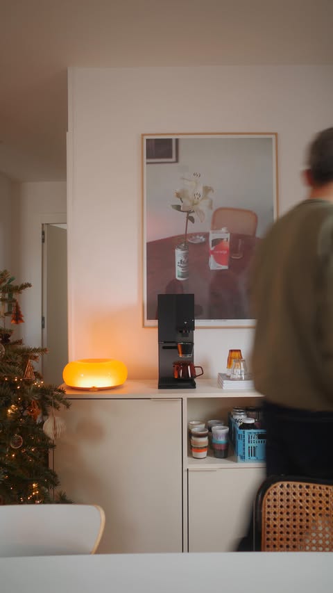 Instagram post by @cool.at.home for xBloom. Caption reads: [...] and we drink a loooot of coffee. The....