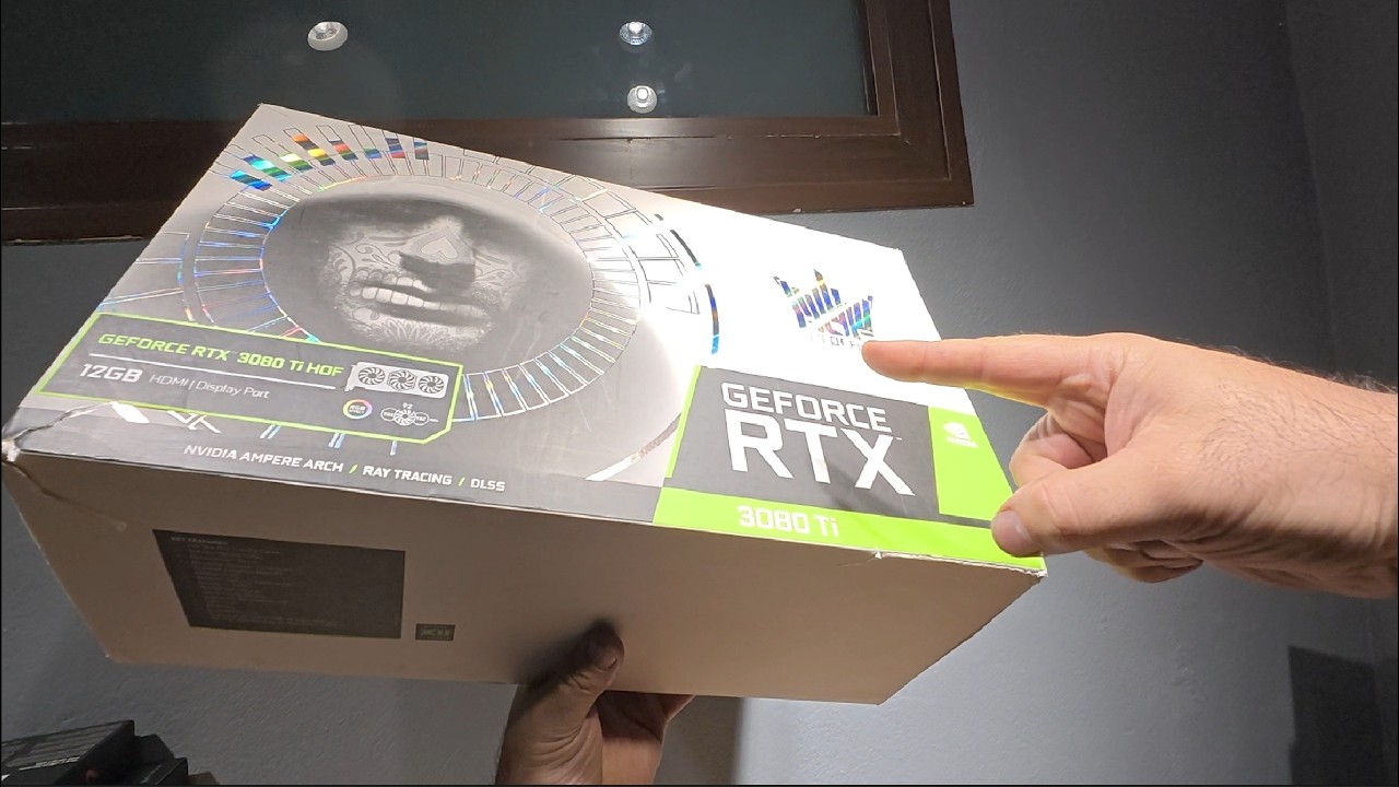 YouTube post by @sfdxshow for Gvgmall. Caption reads: The world's most expensive GPU... and it's dead.