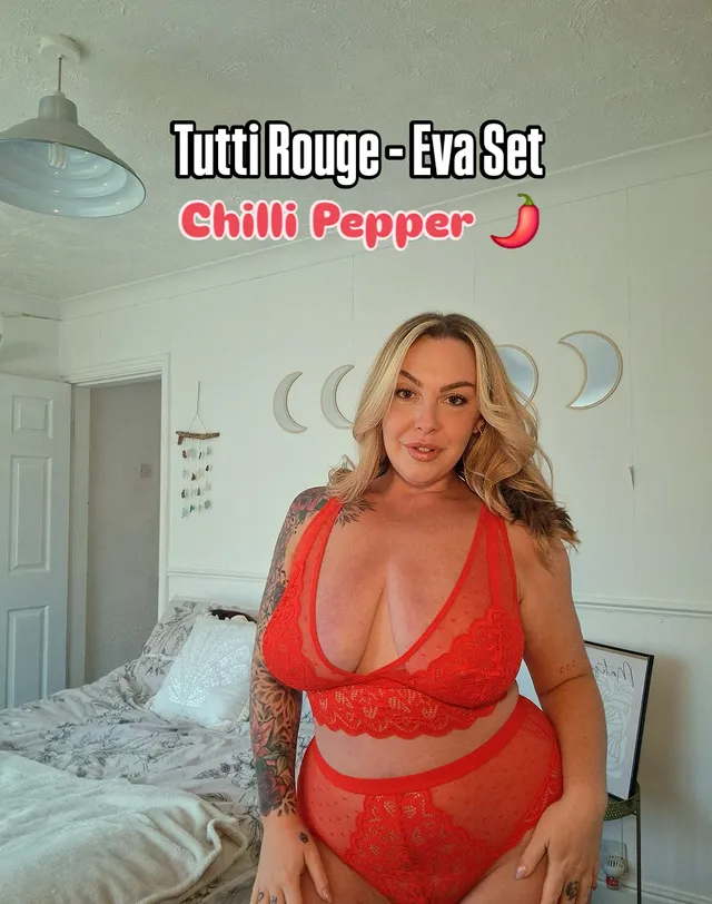 Instagram post by @jordanneashleighx for Tutti Rouge. Caption reads: [...] YOU! And feel sexy as hell... in this....