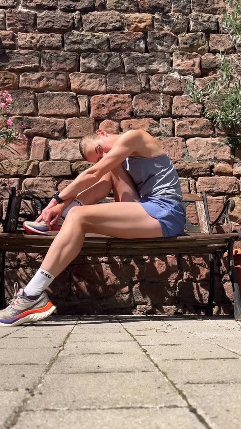 Instagram post by @jhedbys for 2XU. Caption reads: Summer days in Germany🇩🇪 One of the best summers....