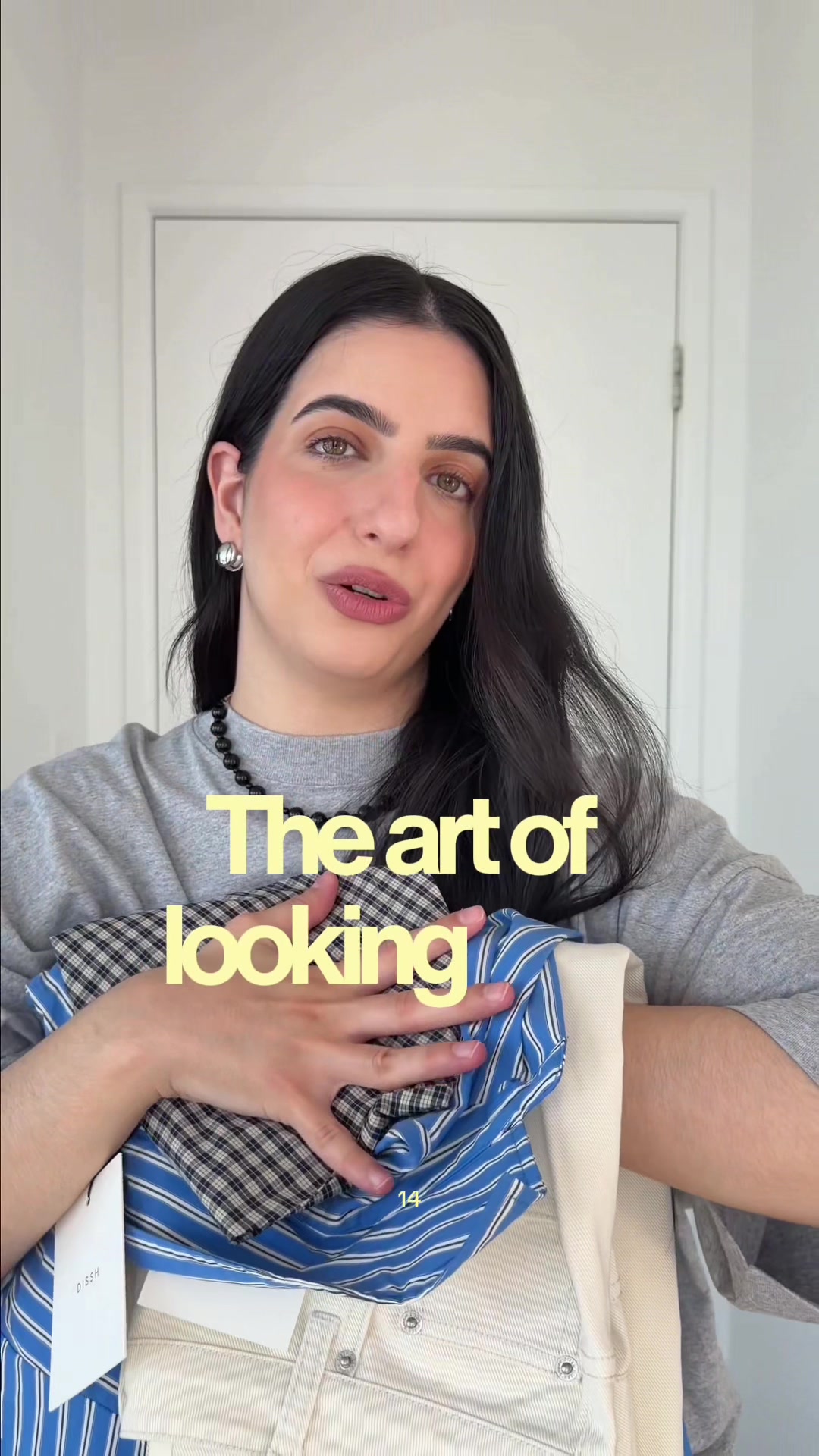 TikTok post by @what.gem.wore for DISSH. Caption reads: ILY @DISSH obvi #dissh #disshhaul [...].