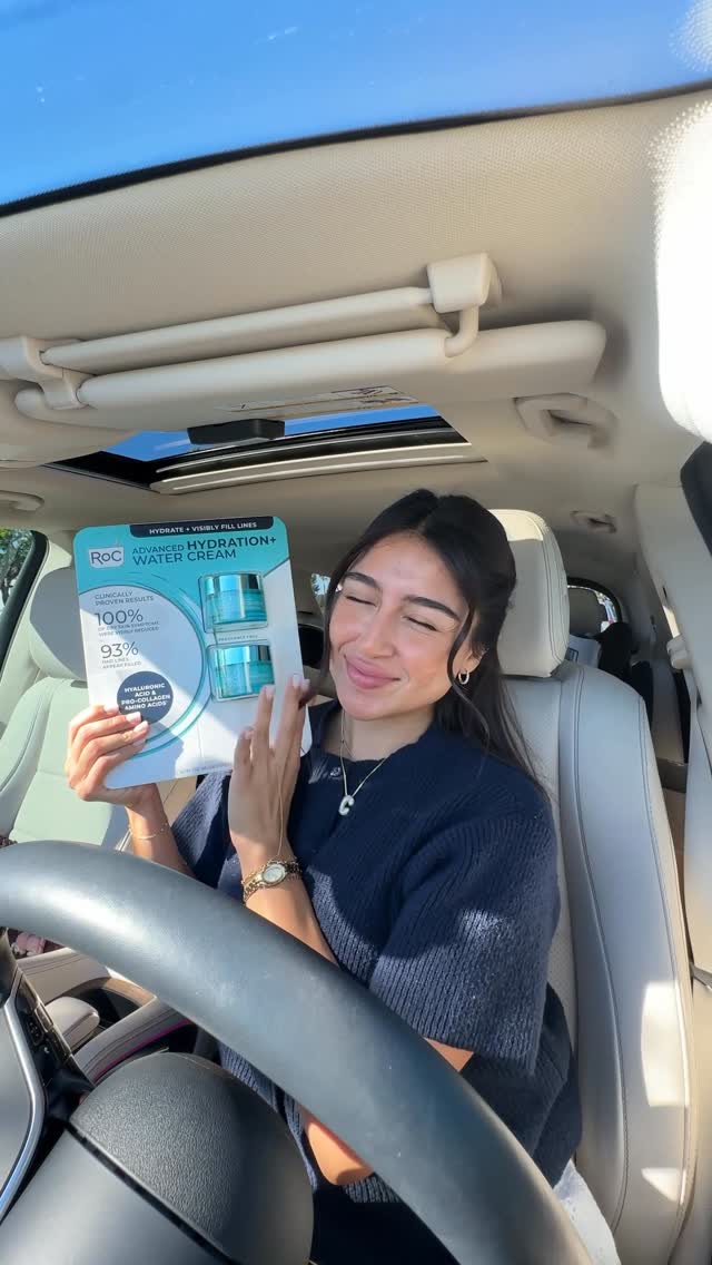 Instagram post by @catalinatrez for RoC Skincare. Caption reads: My go-to moisturizer is now available at Costco....