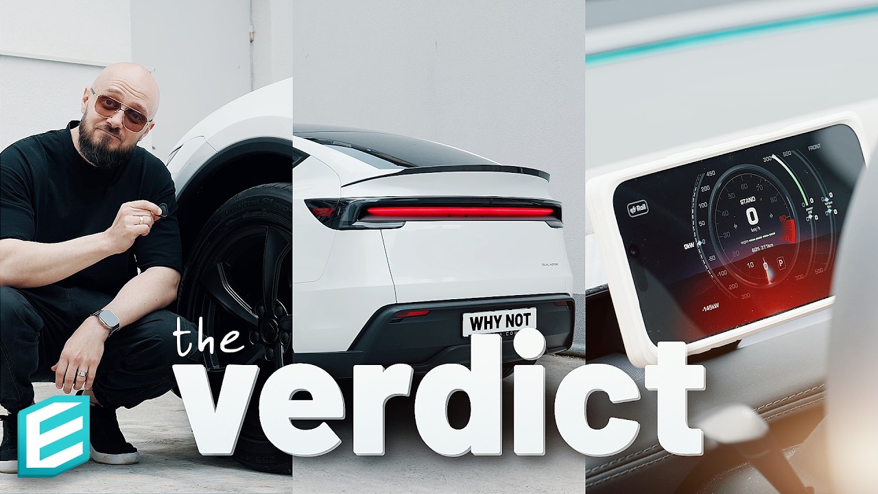 YouTube post by @ThisIsE for Paperlike. Caption reads: 37 Tesla Accessories Tested - Only These Made the....