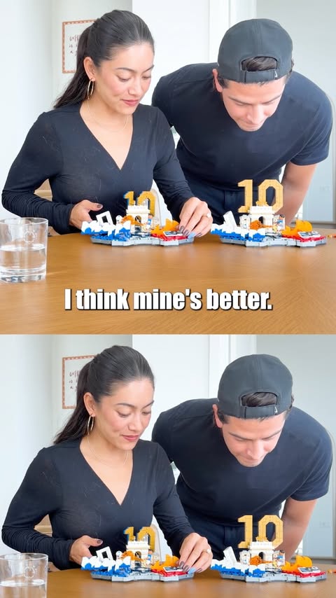 Instagram post by @jennyachiu for LEGO. Caption reads: [...] this house & #EveryoneWantsAPiece 😏 #ad....