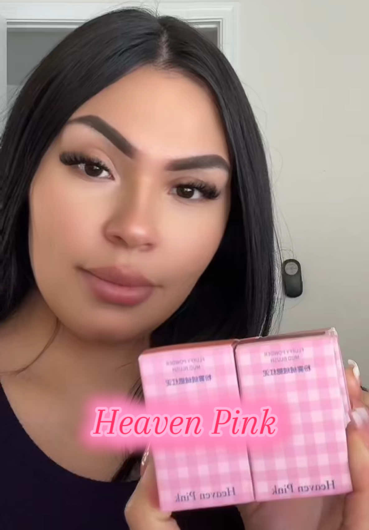 TikTok post by @its.jojo69 for Heaven Pink. Caption reads: all the shades are perfect 😍 @Heaven Pink....