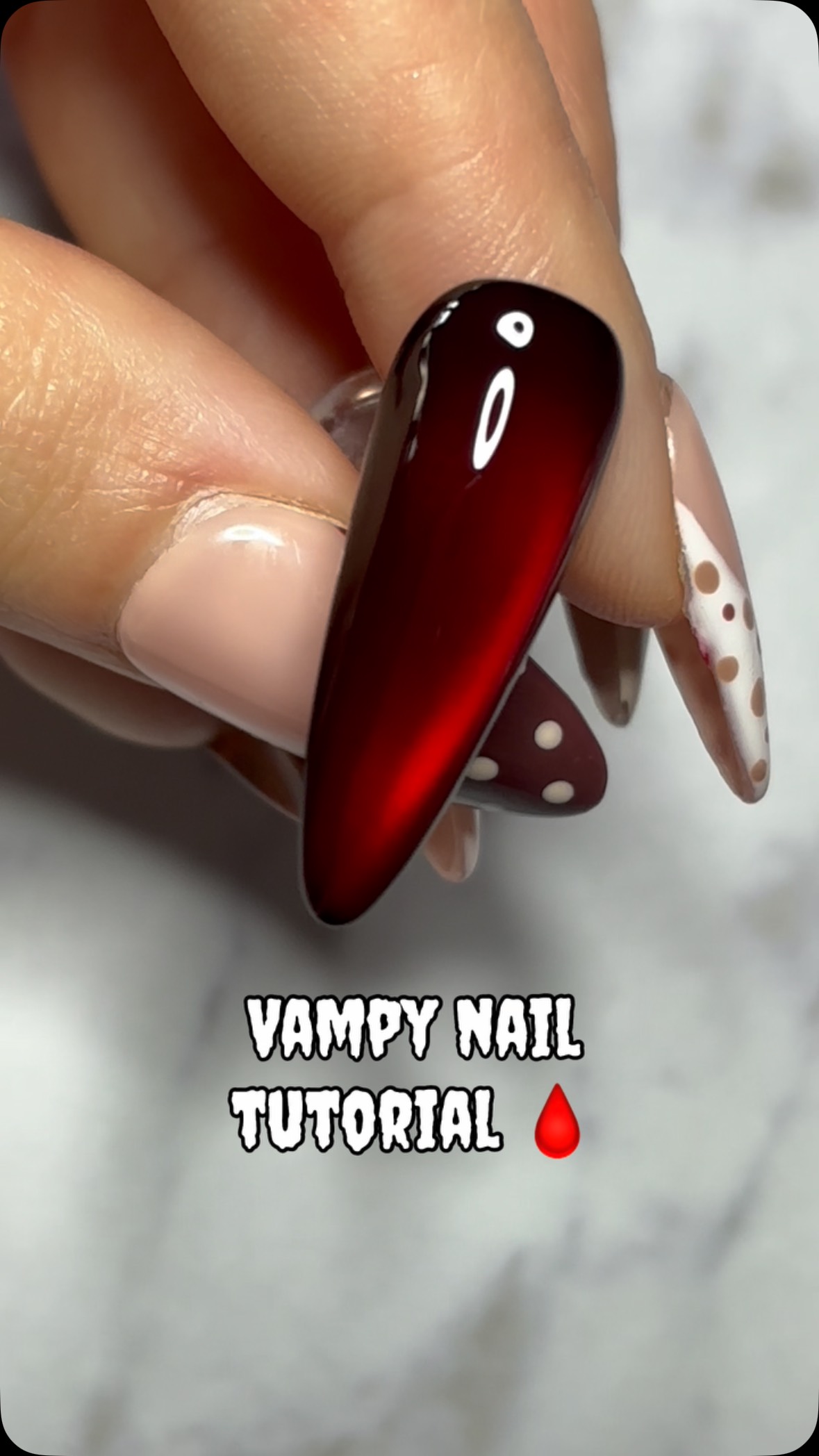 Instagram post by @pressonsbypaula for Bornpretty. Caption reads: [...] my fav cat eye and jelly gels from....