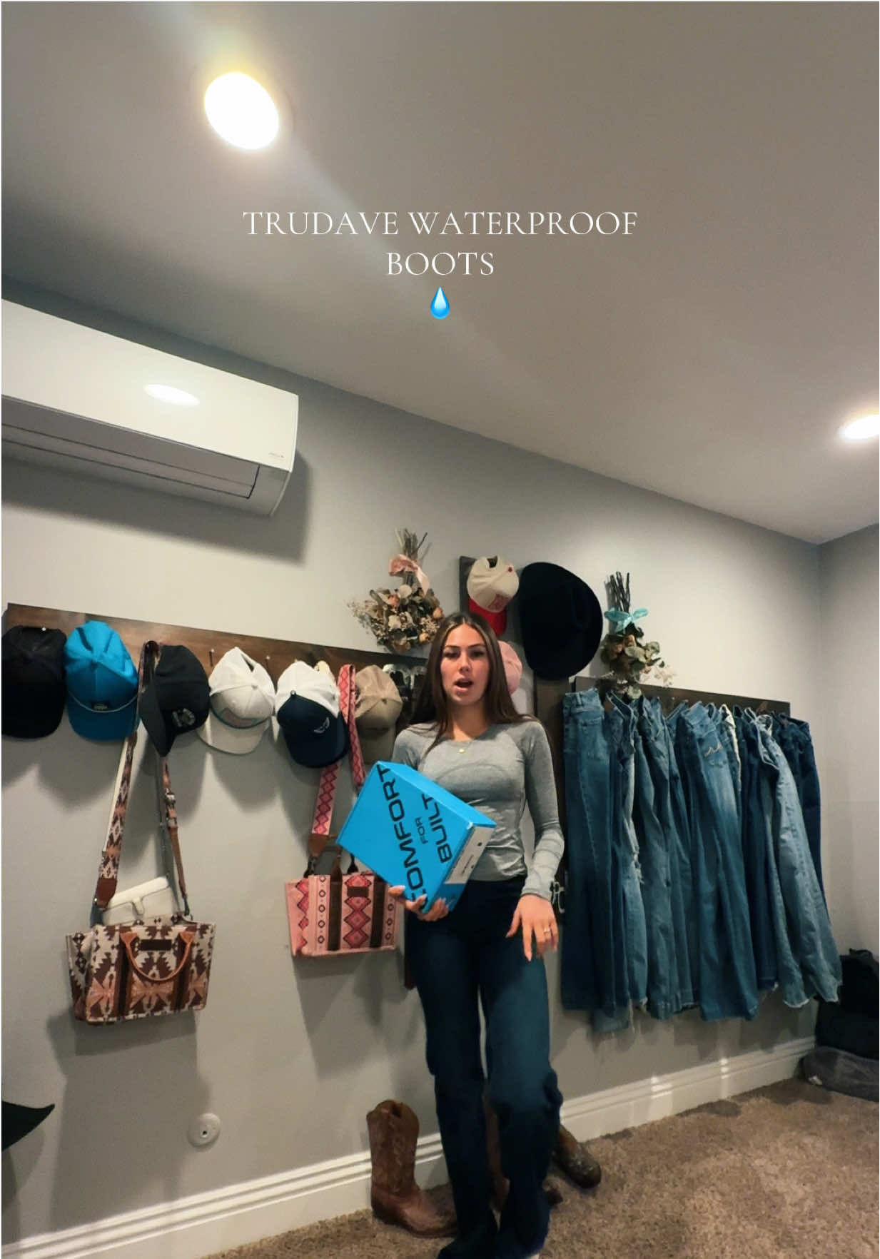 TikTok post by @brookeellee for TruDave Gear. Caption reads: @Trudave Gear #trudavegear #horsegirls....