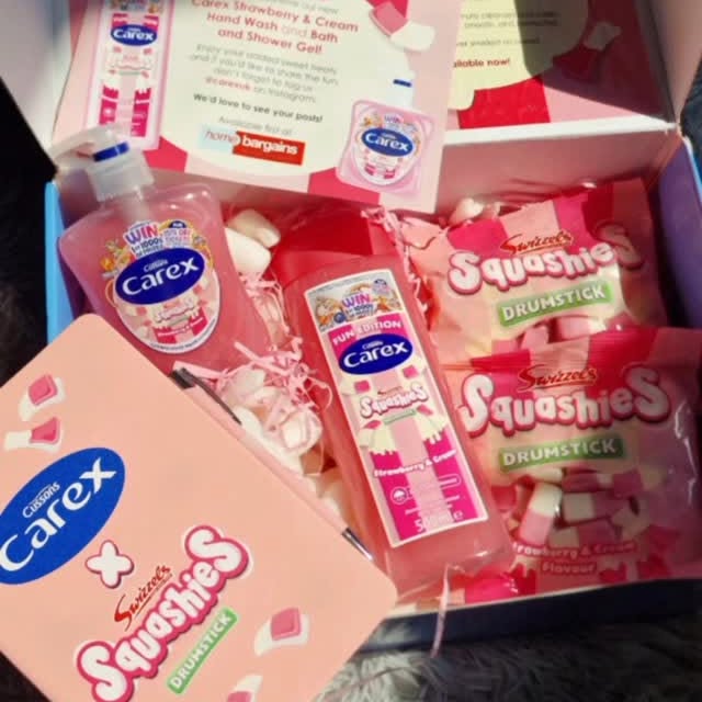 Instagram post by @thequeenrajshree for Carex. Caption reads: ||AD||

🍓✨ Dive into a swirl of sweetness with....