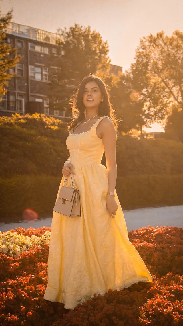 Instagram post by @in_search__of_me for Azazie. Caption reads: [...] In love with this dreamy dress from....