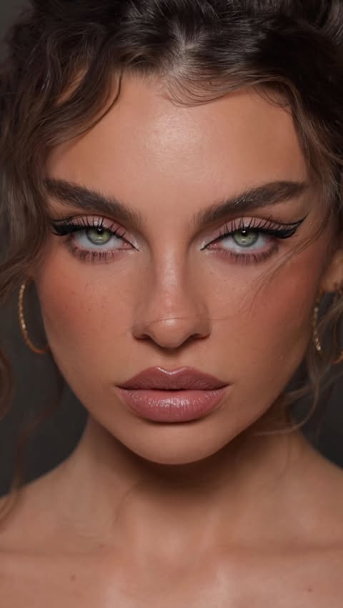 Instagram post by @shari.mua for NABLA Cosmetics. Caption reads: anzeige| Precise Lines 🖋️

Loved creating this....