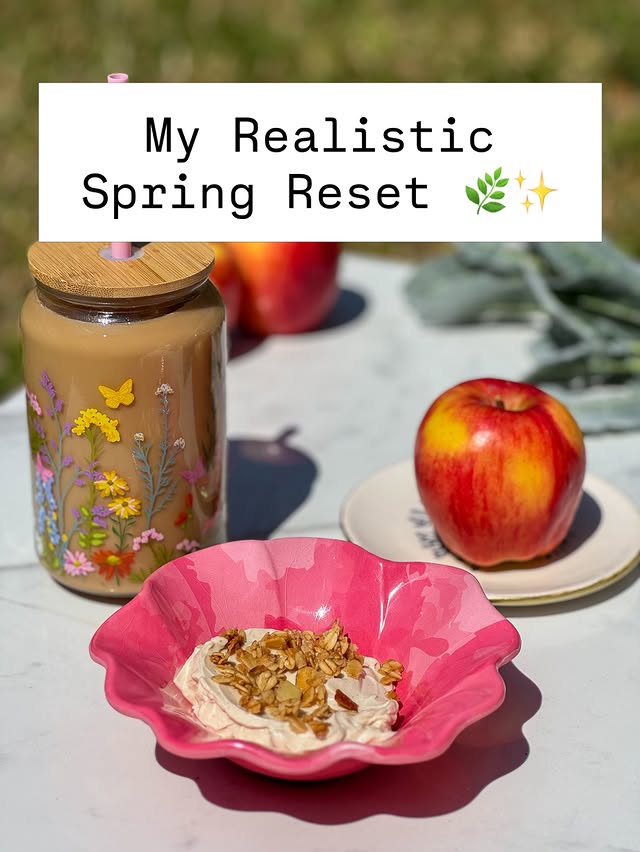 Instagram post by @simplytasheena for BabbleBoxx. Caption reads: #ad Putting the “reset” in Spring Reset! 🌿✨ I’m....