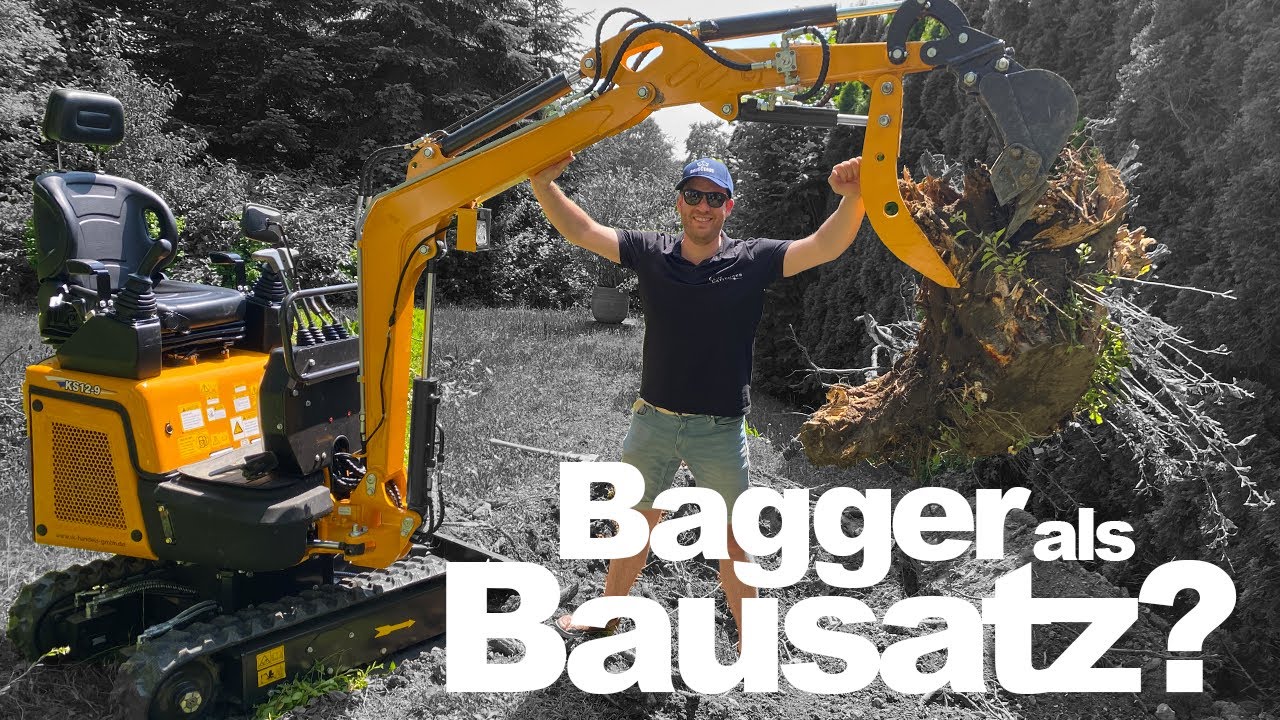 YouTube post by @LifeLatitudes for Dropbox. Caption reads: Mini excavator kit? YES, and you'll save a lot of....