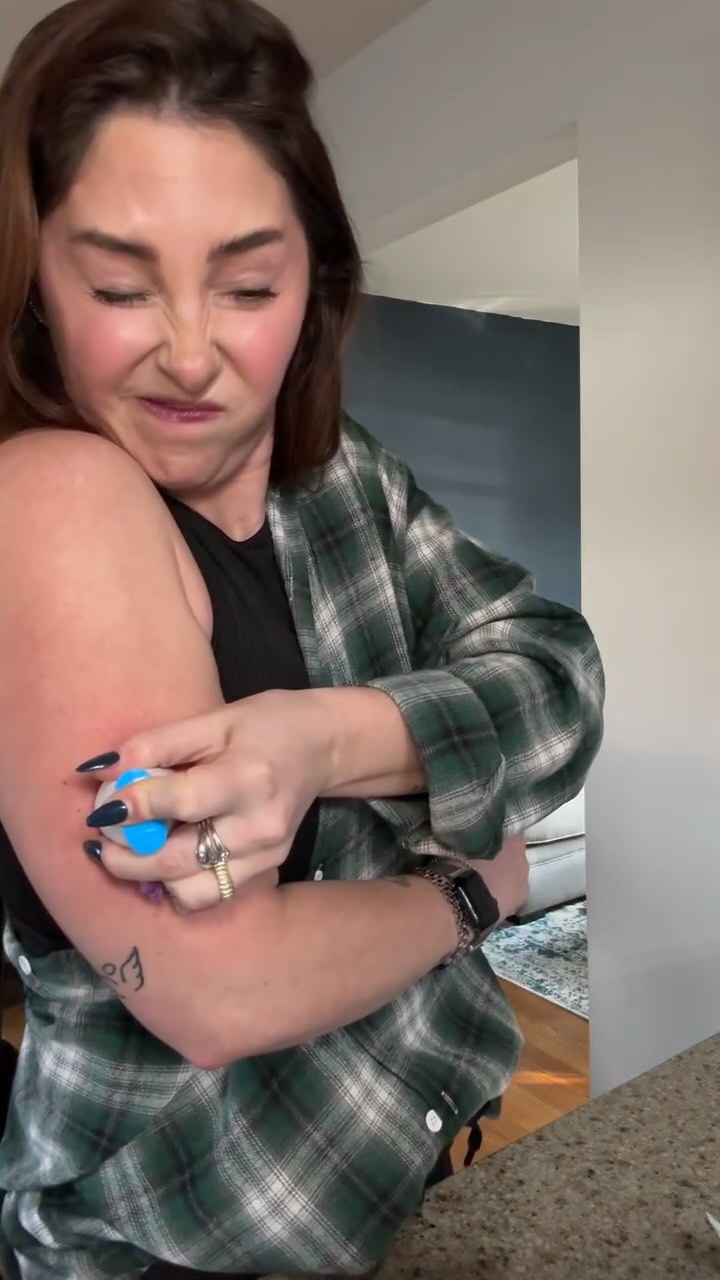 Instagram post by @katiesantry for SneakPeek Test. Caption reads: And now we wait….. I took my @sneakpeektest....