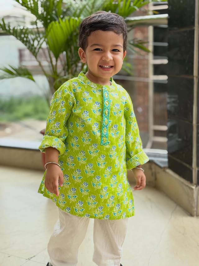 Instagram post by @isha_balana for FirstCry. Caption reads: #Collaboration with @firstcryindia

Happy Harvest....