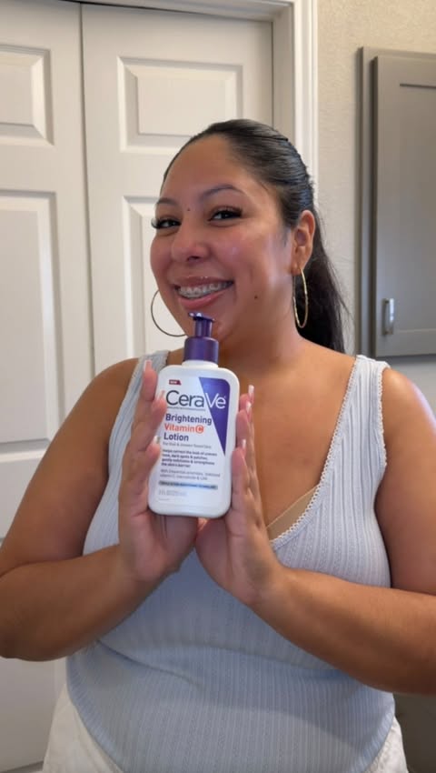Instagram post by @mynamebeval for CeraVe. Caption reads: [...] and hyperpigmentation! With @cerave....