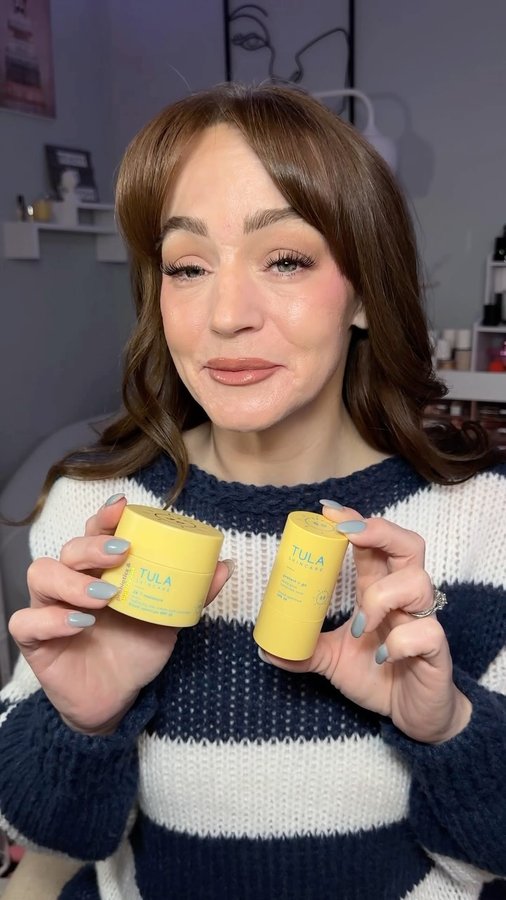 Instagram post by @beauty.is.everyone for TULA. Caption reads: #gifted @tula 

Tula Protect + Hydrate: Sunscreen....