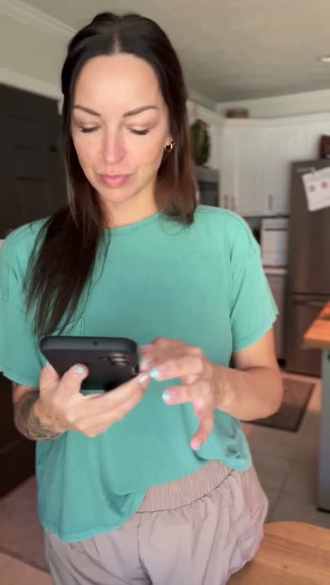Instagram post by @dani.mccormick for Bark. Caption reads: #BarkAd A phone that lets your kid call & text,....