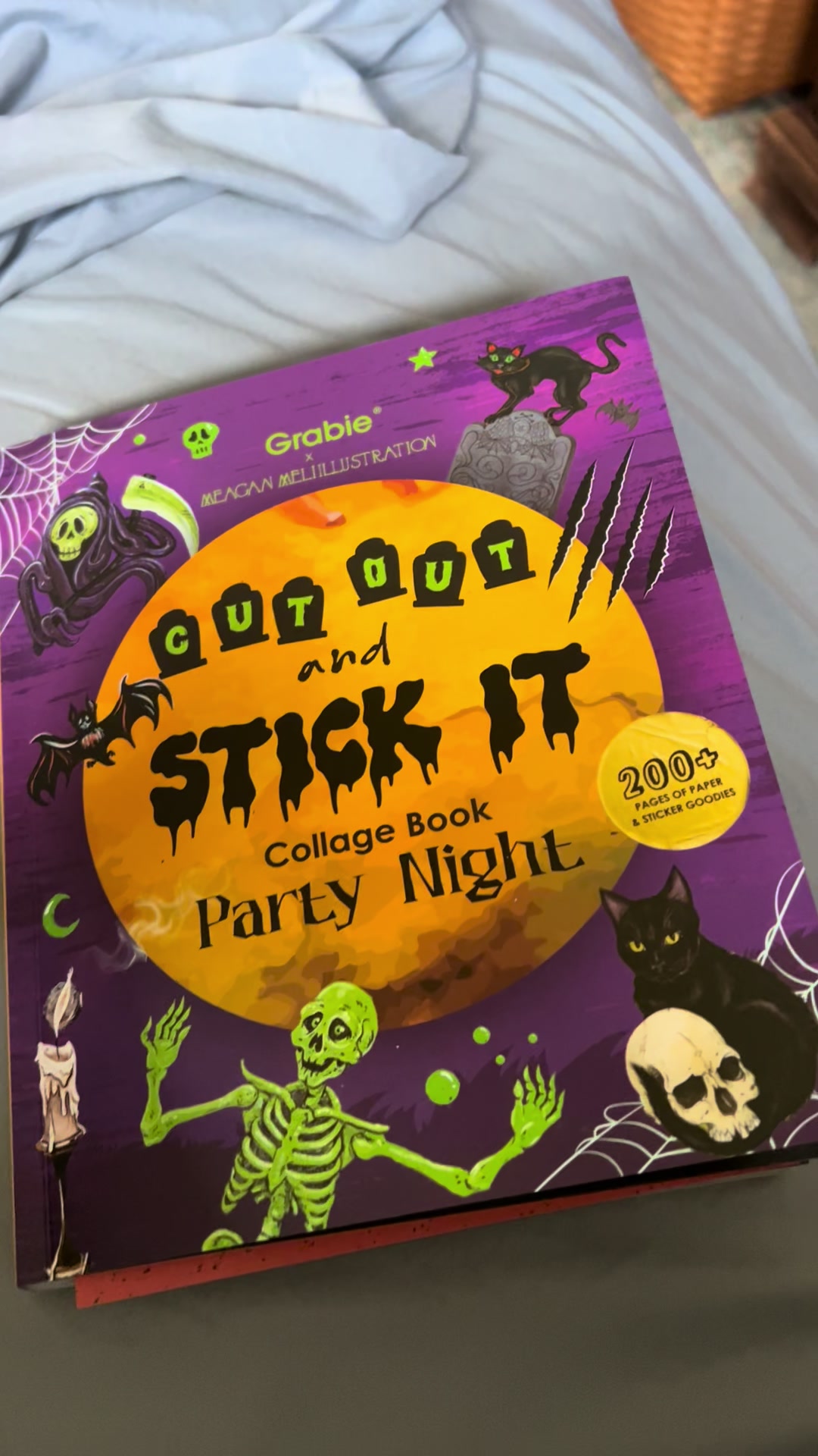 TikTok post by @mmazzur for Grabie. Caption reads: @Grabie this has me so excited for #halloween....