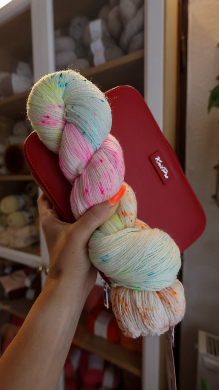 Instagram post by @symfonieyarns for KnitPro. Caption reads: New KnitPro goodies ✨ Can’t wait to start....