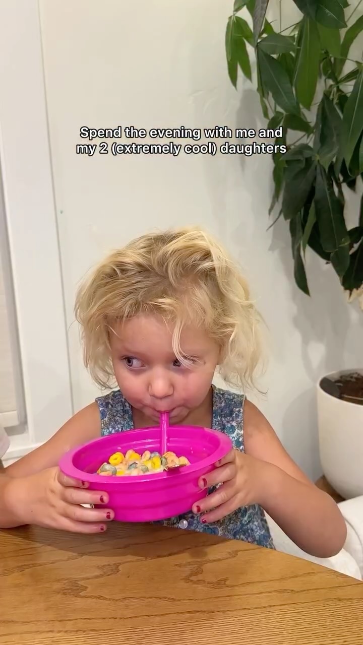 Instagram post by @tbeesto for Magic Spoon. Caption reads: tonight’s evening routine sponsored by....