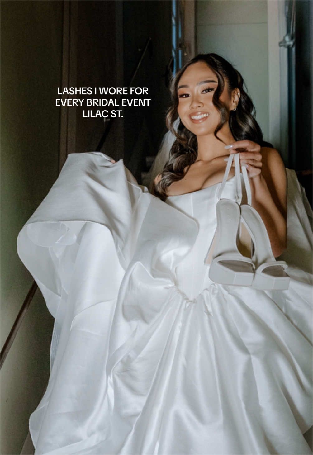TikTok post by @rae.dang for Lilac St. Caption reads: [...] of wearing strip lashes instead of @Lilac....