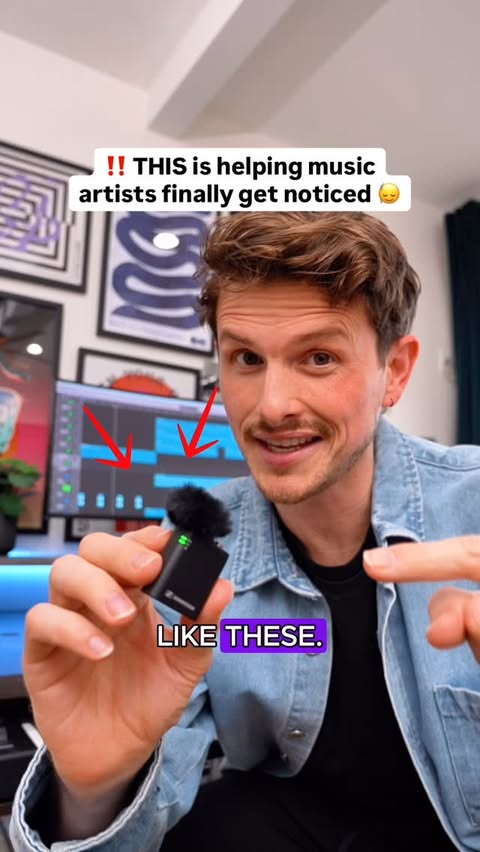 Instagram post by @musicbylukas for Sennheiser. Caption reads: [...] to check it out ✅🎤🔥

Partnership w/....