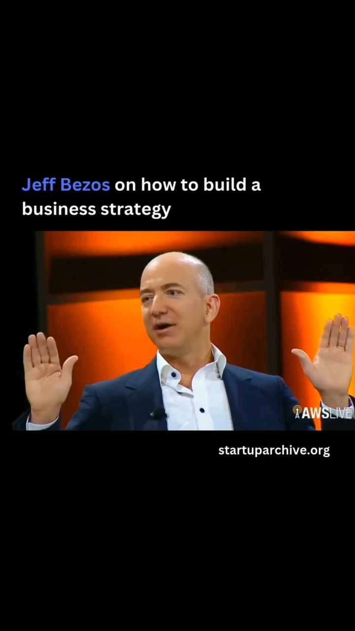 Instagram post by @startuparchive_ for Amazon Web Services. Caption reads: “I very frequently get the question: ‘What’s going....