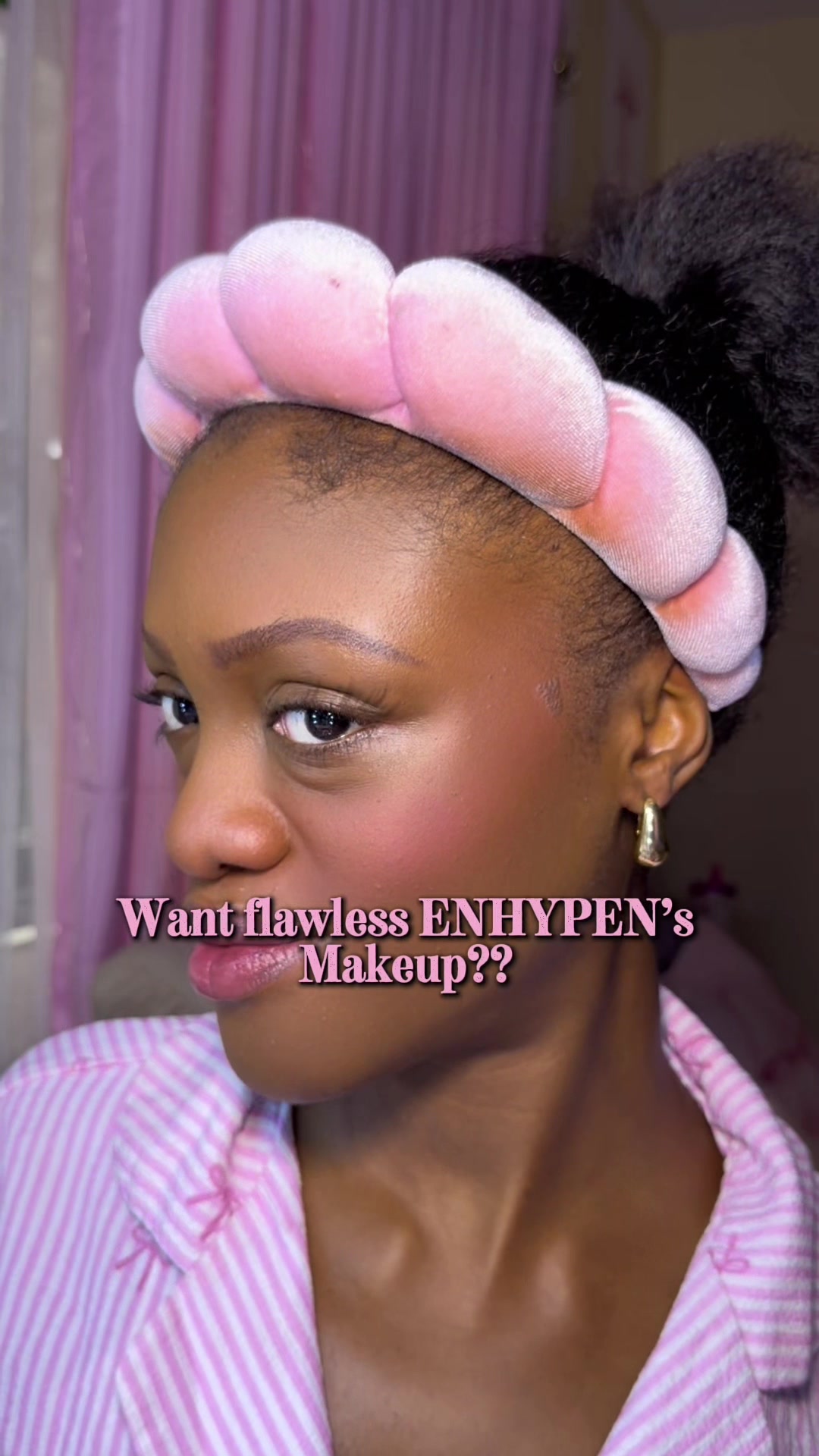 TikTok post by @777ellemon for mixsoon. Caption reads: [...] I had no makeup on all day!!! Love this new....