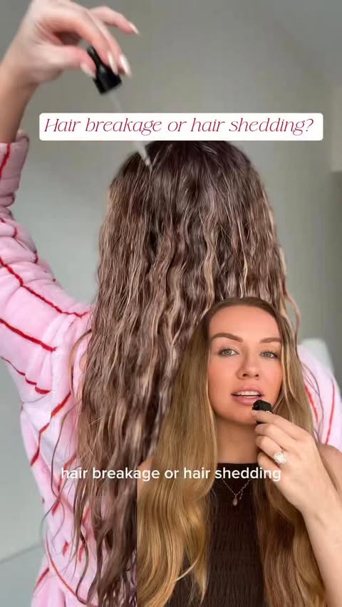 Instagram post by @clodaghhaircare for NIOXIN. Caption reads: How to identify if it’s hair loss or hair shedding....