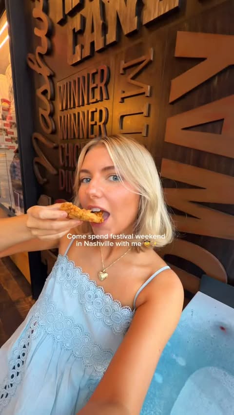 Instagram post by @brookiebarry for Raising Cane's. Caption reads: [...] Cane’s needs to be on your list!....