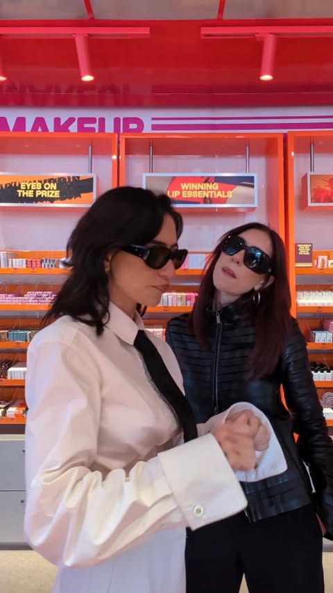 Instagram post by @theveronicas for Australian Open. Caption reads: Red lip, icons only. See you tomorrow for AO LIVE.....