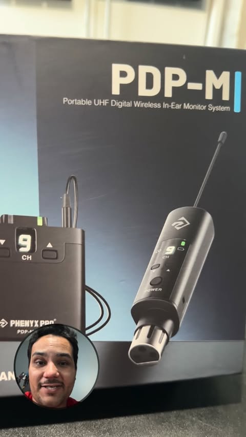 Instagram post by @tv_rms for Phenyx Pro. Caption reads: Lançamento @phenyxpro PDP-M #audioprofesional....