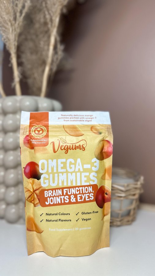 Instagram post by @rosie_nicholls for Vegums. Caption reads: marvellous mango from @vegums 🥭 I absolutely love....