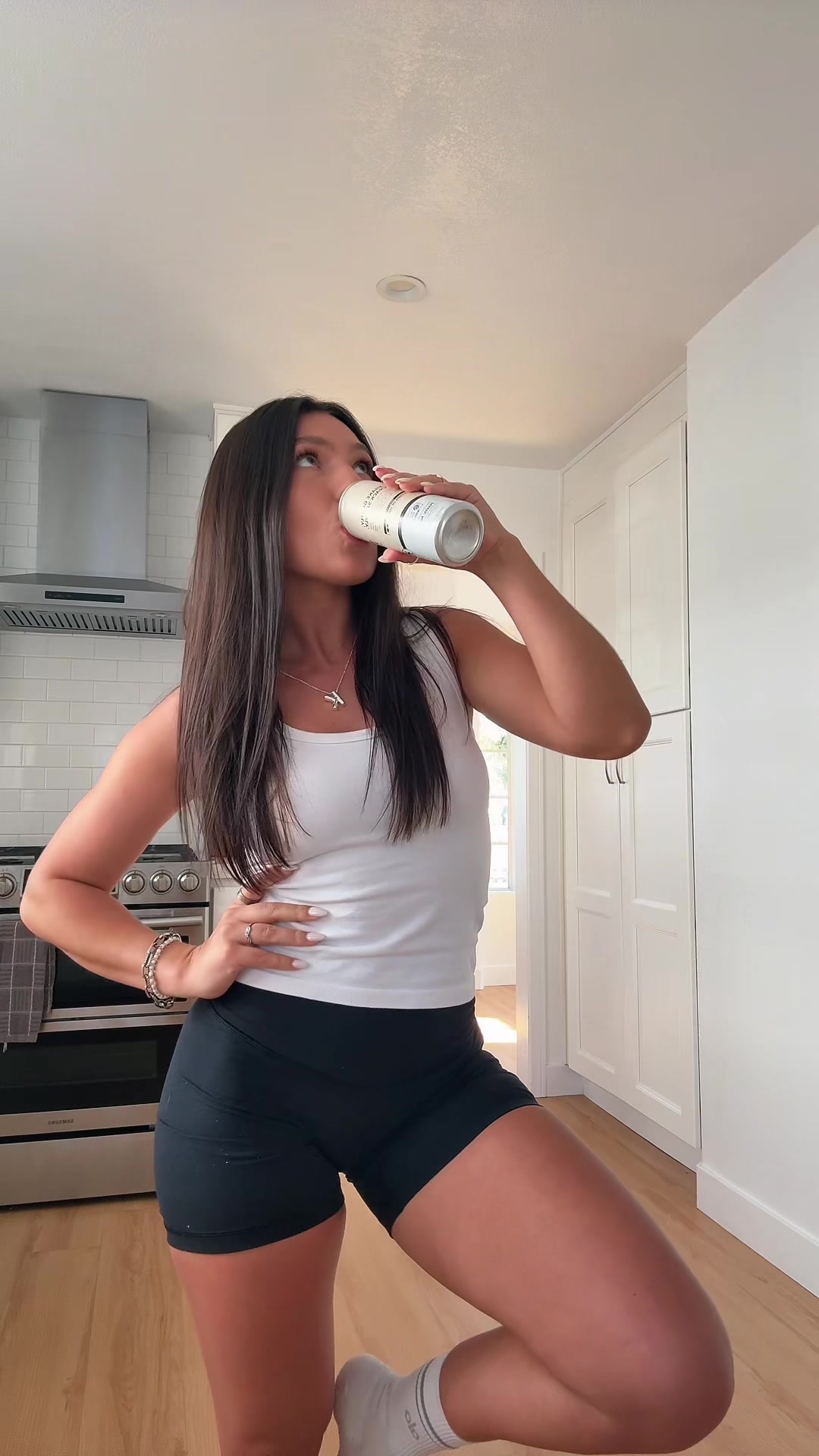 TikTok post by @ilovefrenchtoast_ for Slate Milk. Caption reads: adding @Slate Milk to the roster #slateup .