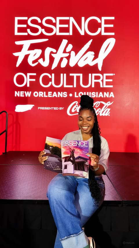 Instagram post by @tamlovestoeat for ESSENCE. Caption reads: [...] here ✨ So excited to be partnering with....