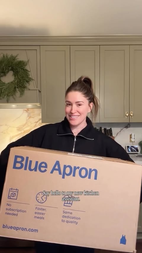 Instagram post by @thegratzlife for Blue Apron. Caption reads: Cooking is not just cooking. It is planning,....