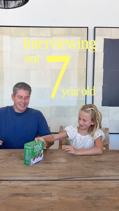 Instagram post by @ariejr for MadeGood. Caption reads: [...] with our favorite after school snack....