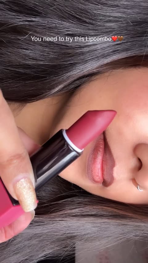 Instagram post by @ugc_withus_ for SUGAR Cosmetics. Caption reads: Comment for link 🔗 

Lipstick from @trysugar....