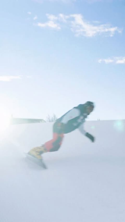 Instagram post by @kwiatkowski_oskar for Visa. Caption reads: [...] — The Countdown. #FISSnowboardAlpine....