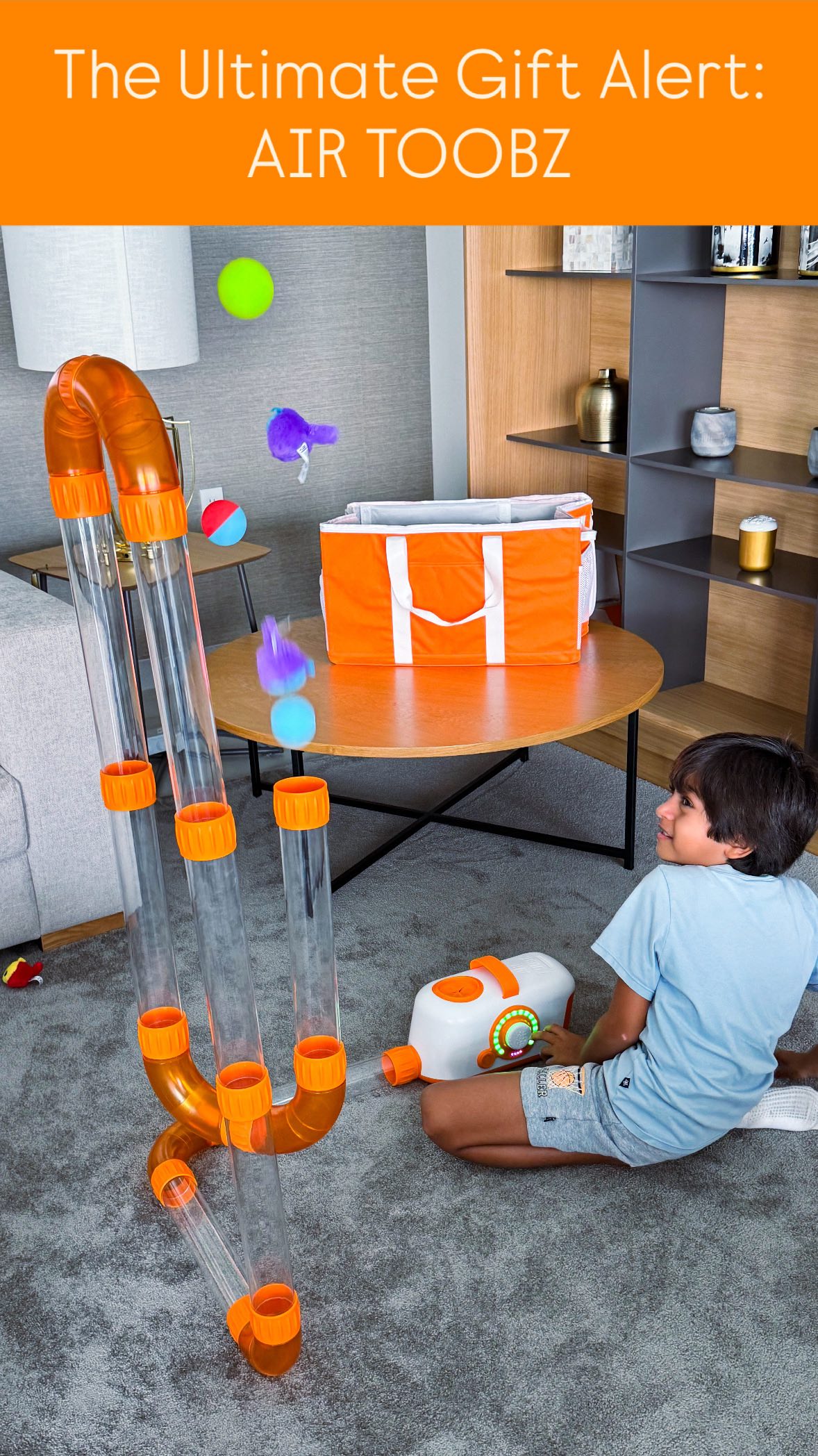Instagram post by an influencer for Fat Brain Toys. Caption reads: [...] we’re obsessed with the @fatbraintoys Air....