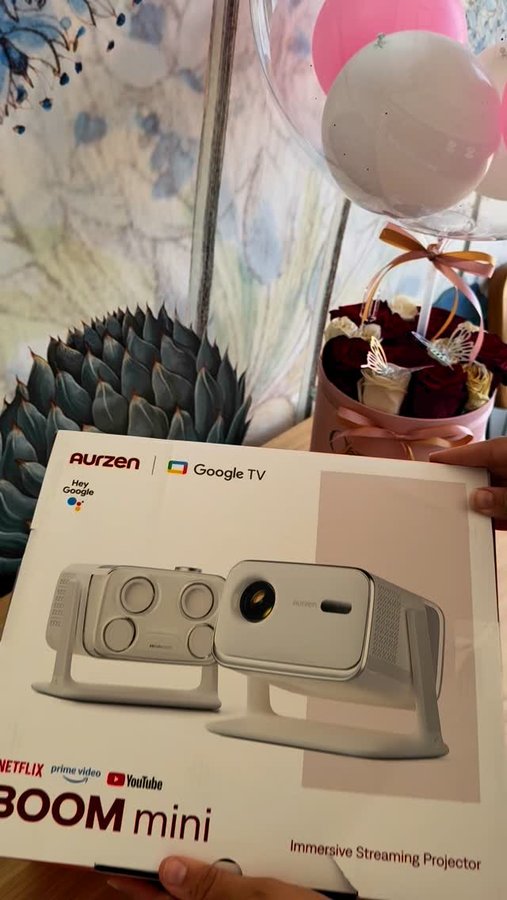 Instagram post by @kubikslife for Aurzen. Caption reads: [...] to your new movie night bestie — the Aurzen....